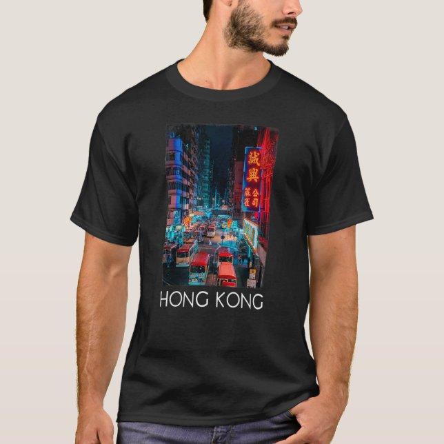 Hongkong Hong Kong City Hong Kong T Shirt (Framsida)