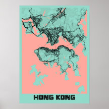 Hongkong - Hongkong Peony City Karta