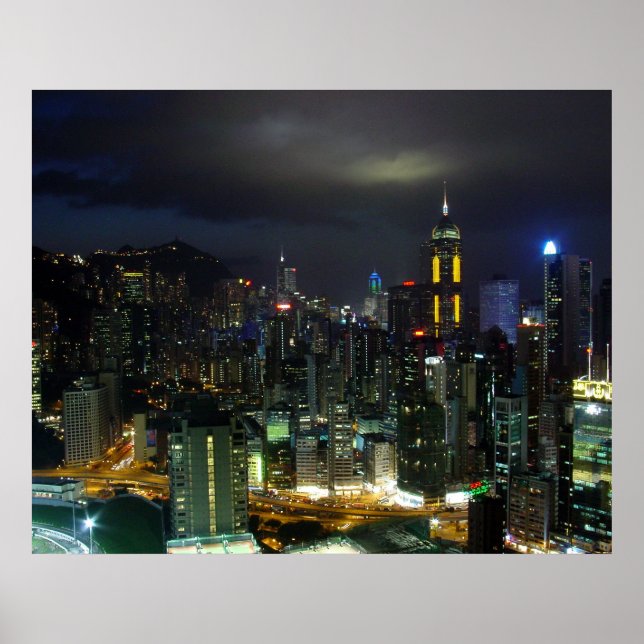 Hongkong i natt poster (Framsidan)