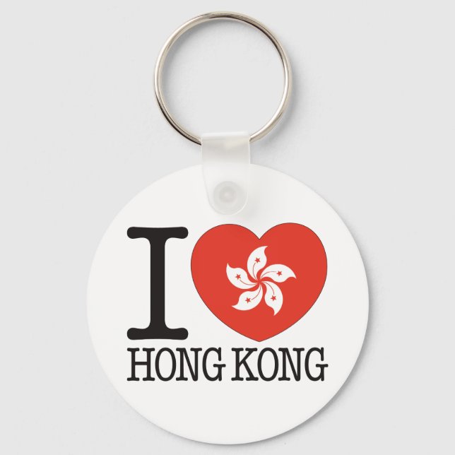 Hongkong Kärlek v2 Nyckelring (Framsida)