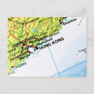 Hongkong Karta Vykort