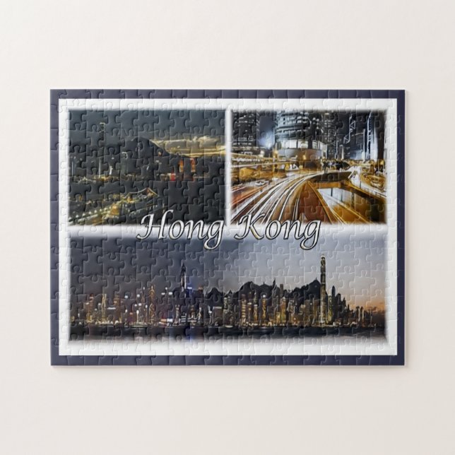 Hongkong - Mosaic - Pussel (Horisontell)