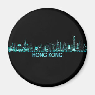 Hongkong Skyline Magnet