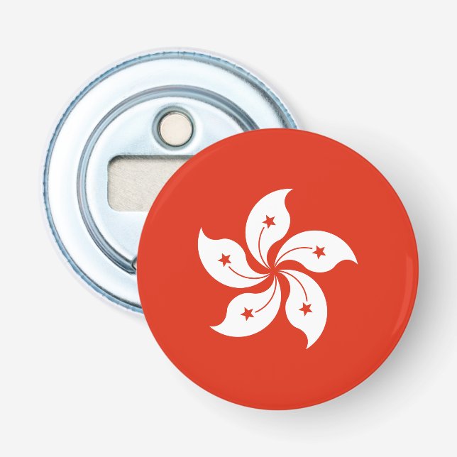 Hongkongflagga Flasköppnare (Framsidan)