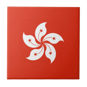 Hongkongs flagga kakelplatta