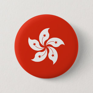 Hongkongs flagga knapp