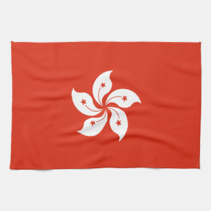 Hongkongs flagga kökshandduk