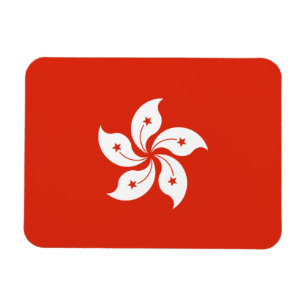 Hongkongs flagga magnet