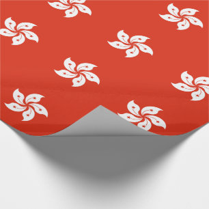 Hongkongs flagga presentpapper