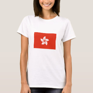 Hongkongs flagga t shirt