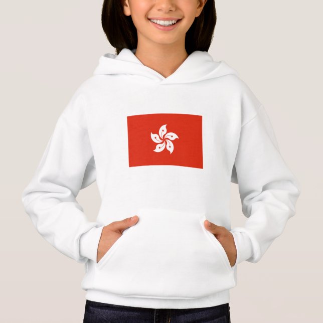 Hongkongs flagga t shirt (Framsida)
