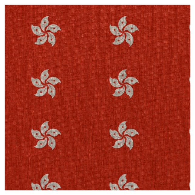 Hongkongs flagga tyg (Provkarta)