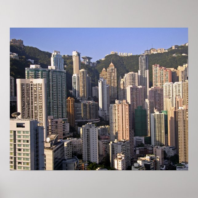 Hongkongs landskap, China Poster (Framsidan)