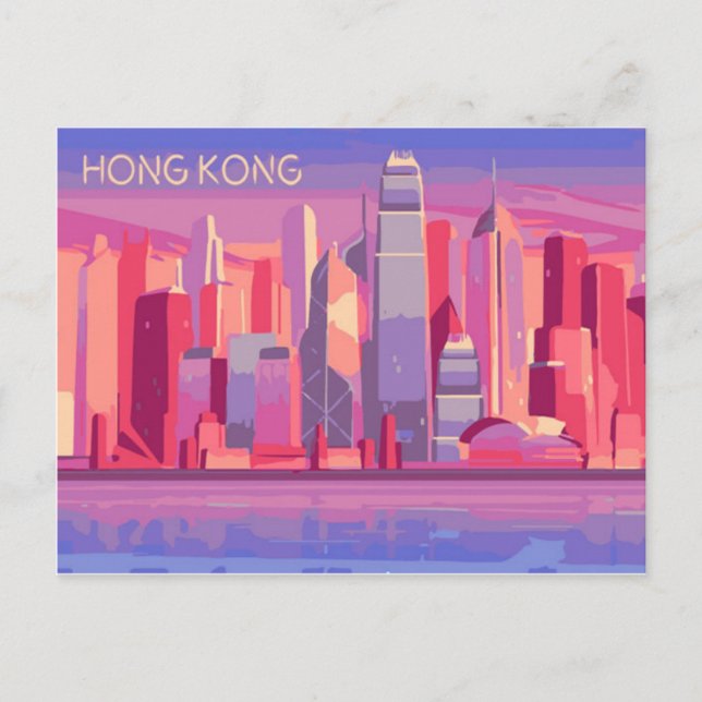 Hongkongvykort Vykort (Framsida)