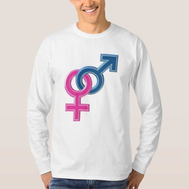 Honhankopplade symboler t shirt (Framsida)