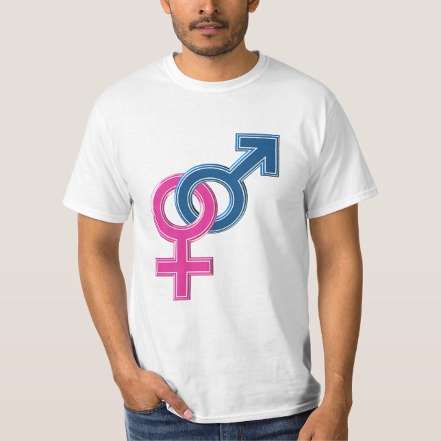 Honhankopplade symboler t shirt (Framsida)