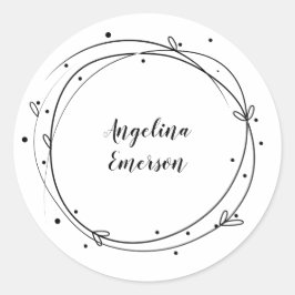 Honinandning Handgjorda Runt Klistermärke