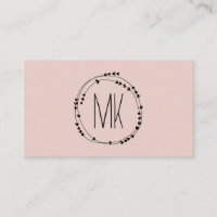Honinmonogram Söt Utandning Girlig  Rosa