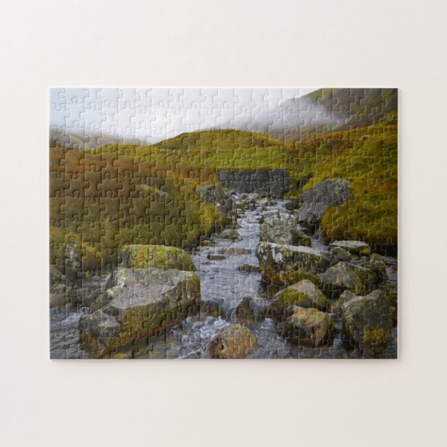 Honister Pass Buttermere Cumbria Storbritannien. Pussel (Horisontell)