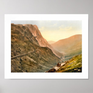 Honister Pass, Sjö District England Poster