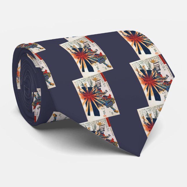 Honjo Shigenaga parricerar en exploderande snäcka Slips (Rullad)