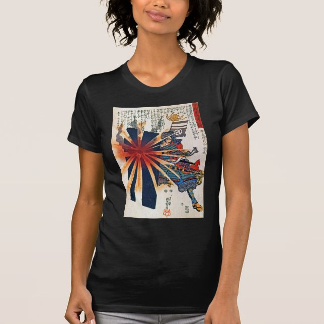 Honjo Shigenaga parriying an exploding shell Tee Shirt (Framsida)