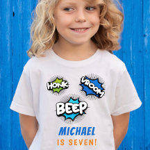 Honk beep vroom monster trucks boy birthday