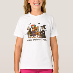Honk Bus eller godis Halloween Goose Costume T Shirt