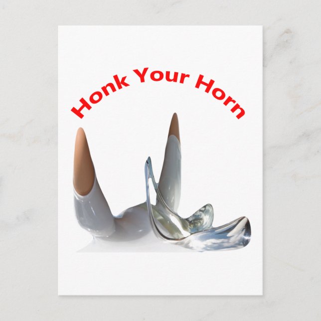 Honk ditt horn vykort (Framsida)