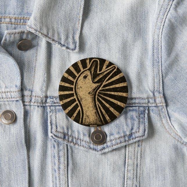 Honk Goose Funny Anka Chicken Meme Knapp (In Situ)