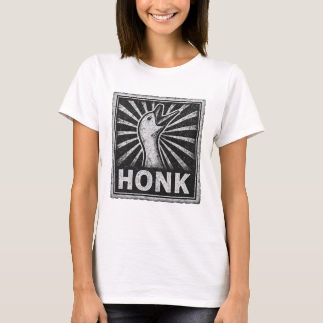 Honk Goose Funny Anka Chicken Meme T Shirt (Framsida)