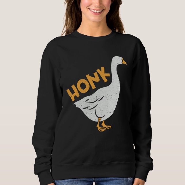 Honk Goose Gamer Meme T Shirt (Framsida)