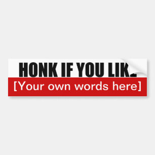 honk-if-you-like-template-02 bildekal