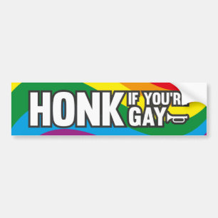 Honk om du är borta bildekal