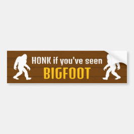 Honk om du har sett Bigfoot Bildekal