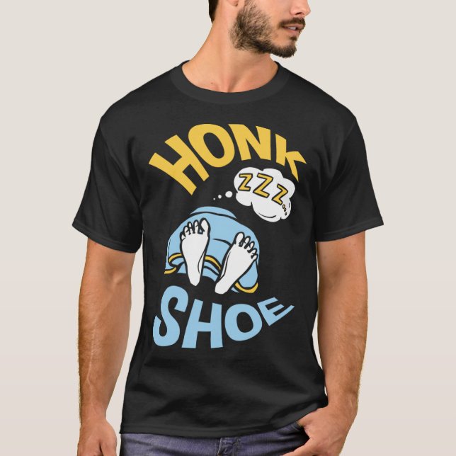 Honk Shoe Snoring Anti Snoring Husbands T Shirt (Framsida)