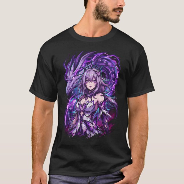 Honkai Star Rail Castorice Remembrance Path Quantu T Shirt (Framsida)