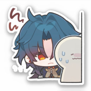 Honkai Star Rail Chibi Blade Creeping Sticker Klistermärken