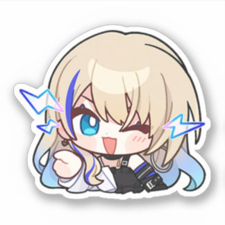 Honkai Star Rail Chibi Serval Sticker Klistermärken