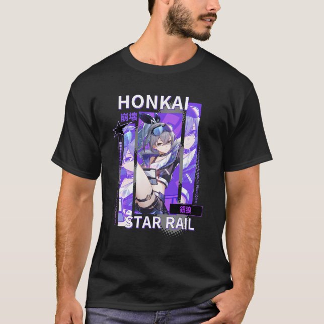 Honkai Star Rail Silver Varg T Shirt (Framsida)