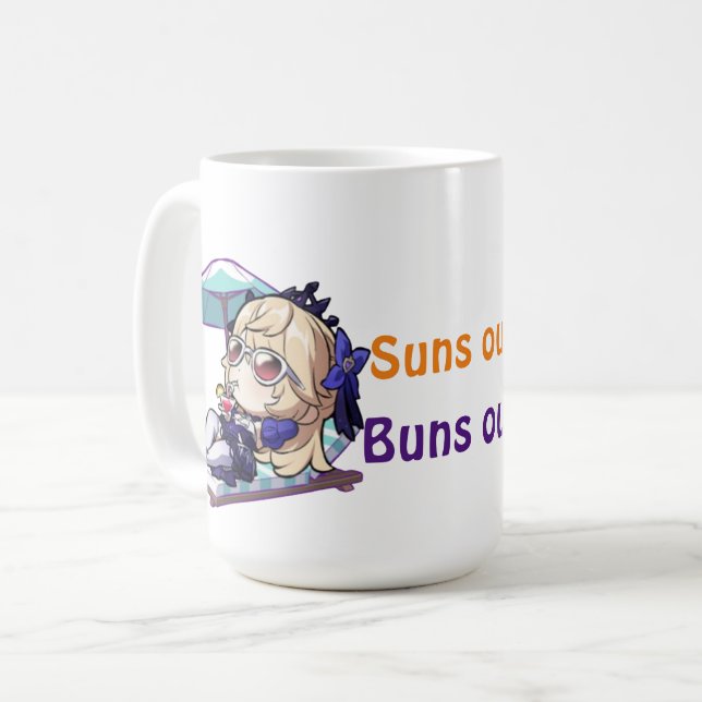 honkai star rail. Solen ute, bullar ute  Kaffemugg (Framsida vänster)