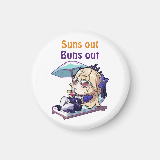 Honkai Star Rail, Solen ute, bullar ute  Magnet (Framsidan)