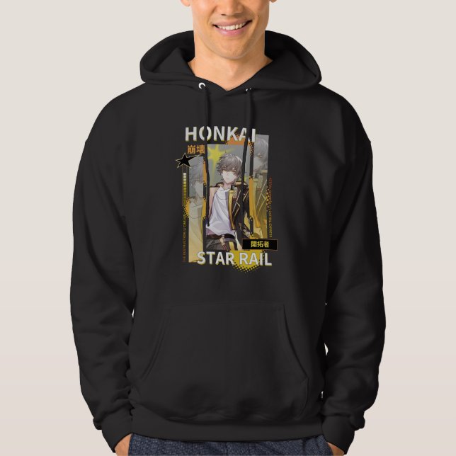 Honkai Star Rail Trailblazer Caelus Hoodie (Framsida)