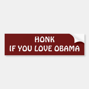 HONKIF ÄLSKAR DU OBAMA BILDEKAL