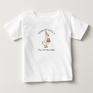 Honking Into Birthday Goose Funny Custom Age T Shirt