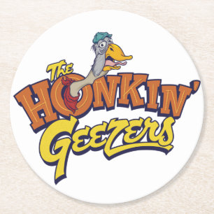 Honkin'Geezers Pub Underlägg Papper Rund