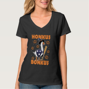 Honkus Bonkus Funny Halloween Goose Honk Meme T Shirt