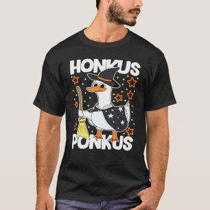 Honkus Ponkus Goose Witch Halloween Women Manar Bo T Shirt