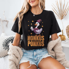 Honkus Ponkus Spooky Fånig Goose Funny Halloween T Shirt