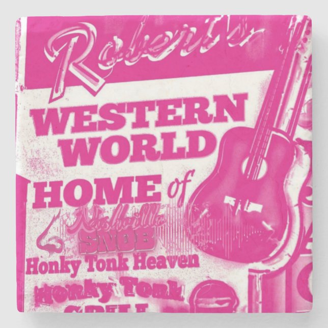 HONKY TONK HIGHBALL COASTER STENUNDERLÄGG (Framsidan)